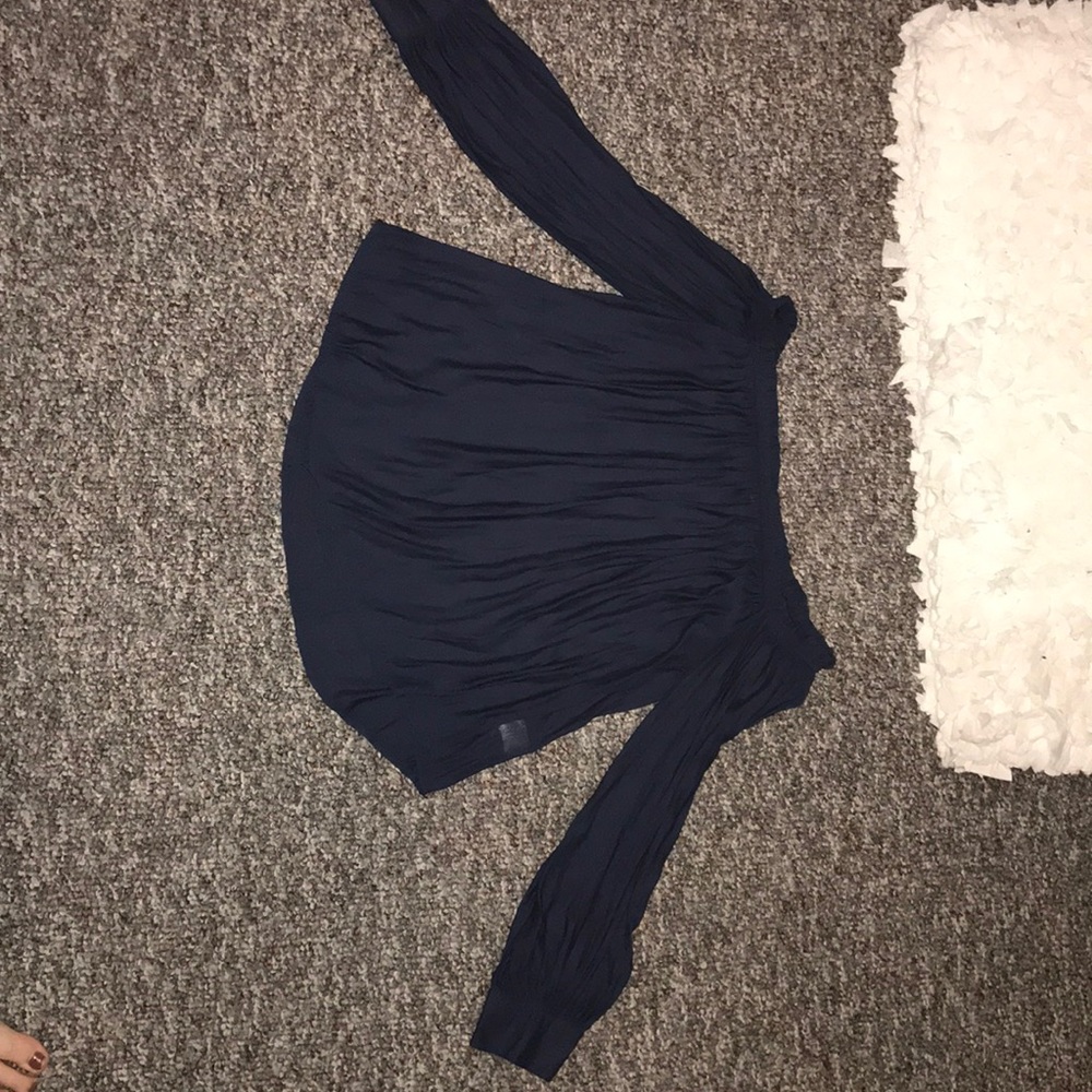 Navy blue blouse